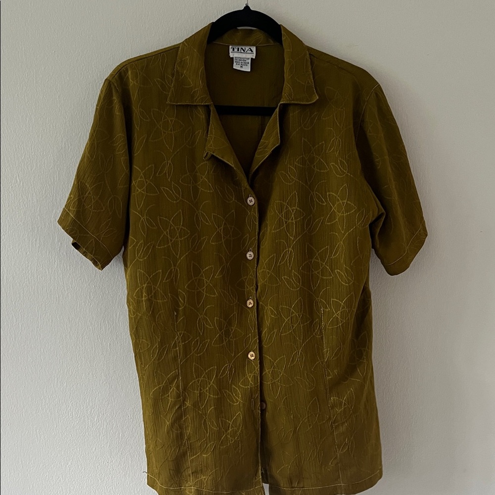 Vtg Button Down Shirt